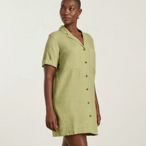 Everlane Linen Workwear Dress